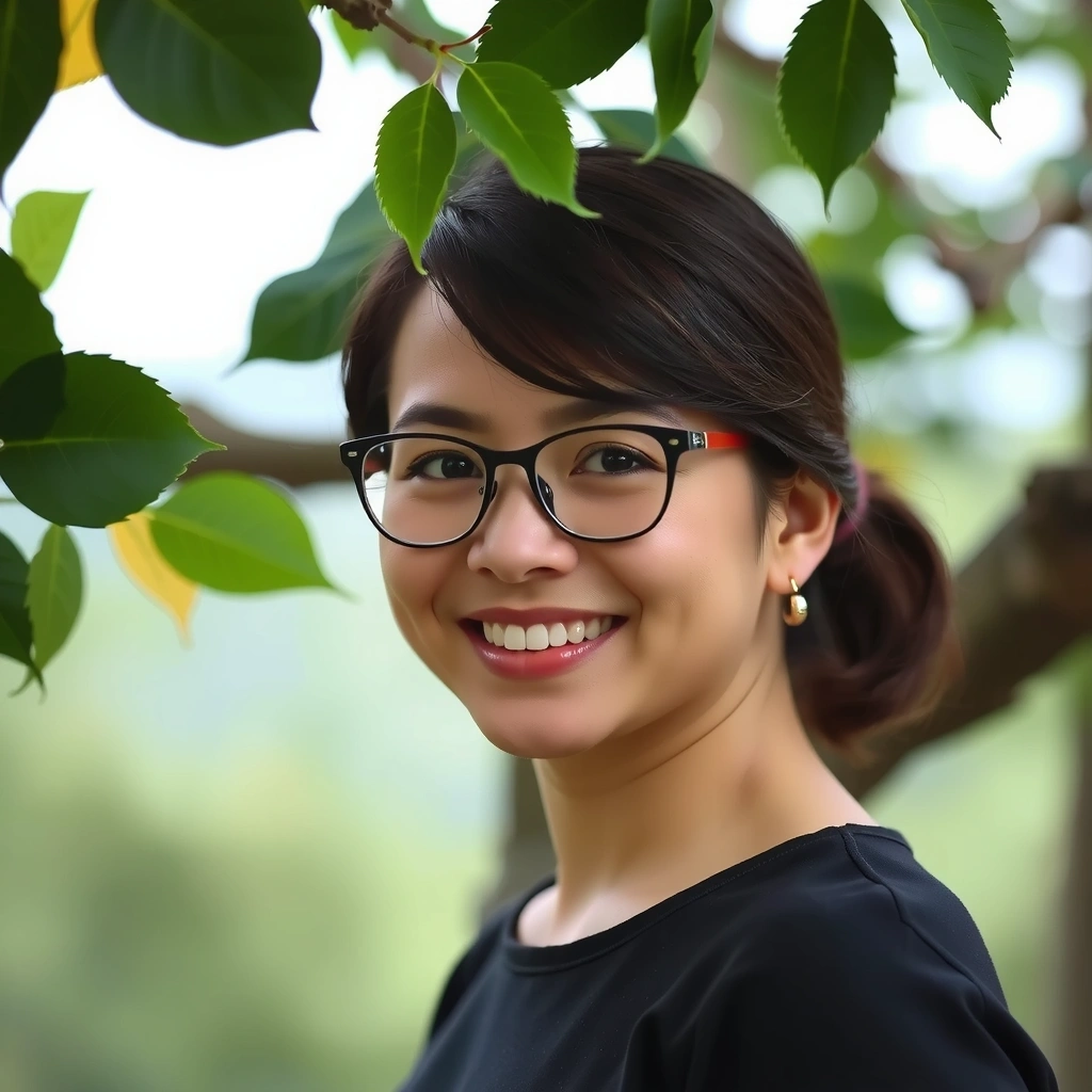 Portrait of Sarah Chen, Director of Sustainability